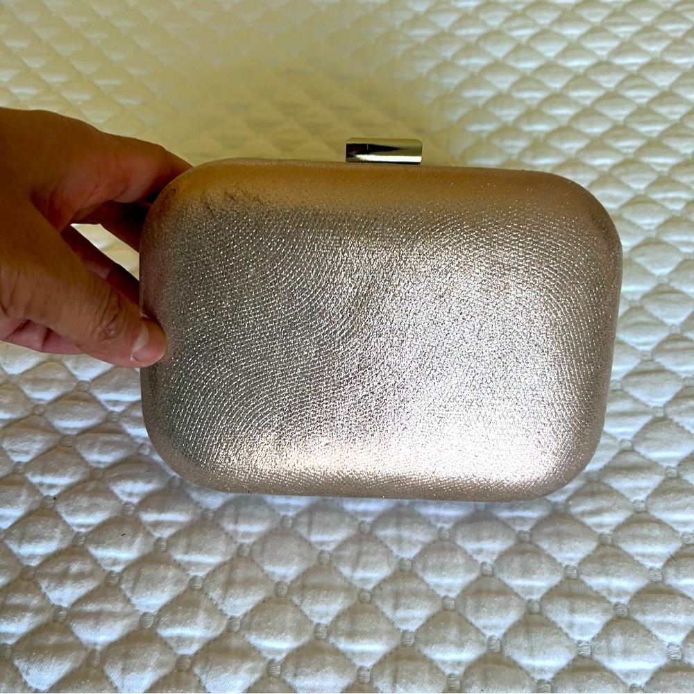 ATMOSPHERE rose gold Mini hand bag purse